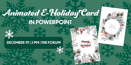Animated E-Holiday Card Design in PowerPoint