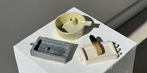 Incense Holder or Ash Tray Pottery Class- Beginner Ceramics