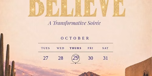 BELIEVE: A Transformative Soir\u00e9e for Chrysalis