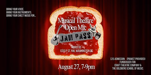 Musical Theatre Open Mic Jam Pass!