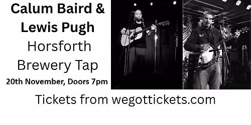 Calum Baird & Lewis Pugh at Horsforth Brewery Tap