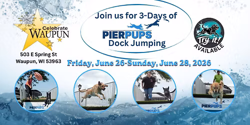 Pier Pups Canine Dock Jumping at Celebrate Waupun