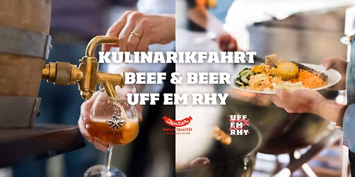 Beef & Beer uff em Rhy | Kulinarikfahrt mit Ueli Bier & Jenzer Fleisch
