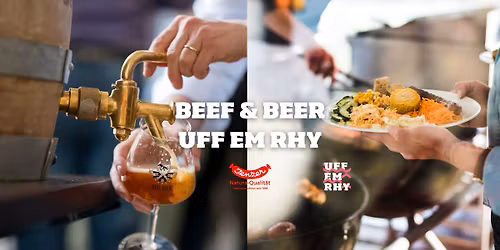 Beef & Beer uff em Rhy | Kulinarikfahrt mit Ueli Bier & Jenzer Fleisch