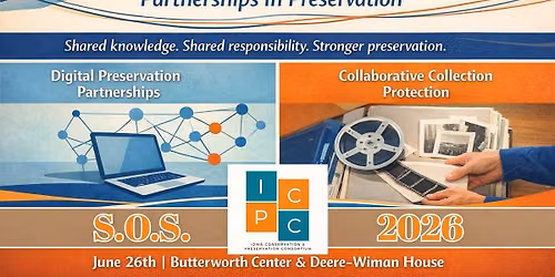 S.O.S. 2026 Stronger Together: Partnerships in Preservation