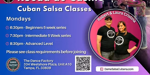 Rueda de Casino: Cuban Salsa Classes