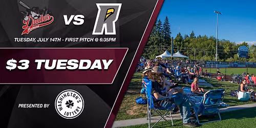 $3 Tuesday - Redmond Dudes vs Ridgefield Raptors