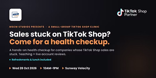 TikTok Shop Health Checkup: Unstuck Your Sales