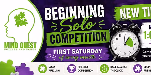 Beginner Solo Speed Puzzling Competition