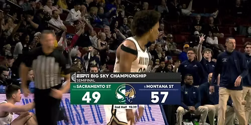 Montana State Bobcats at Sacramento State Hornets Mens Basketball at Sacramento State University - The Well