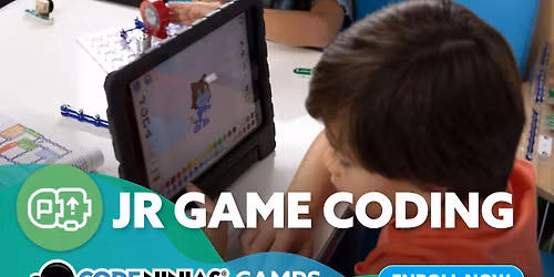 JR Game Coding Summer Camp \ud83c\udfae (Ages 5\u20137)