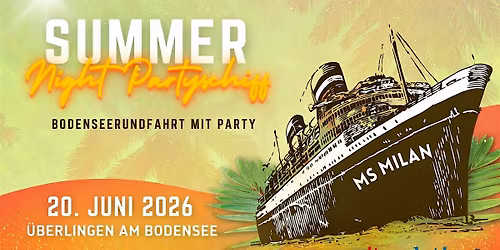 SUMMERNIGHT PARTYSCHIFF