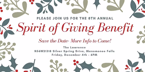 8th Annual Spirit of Giving Benefit
