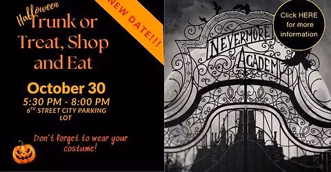 Trick or Treat, Shop and Eat