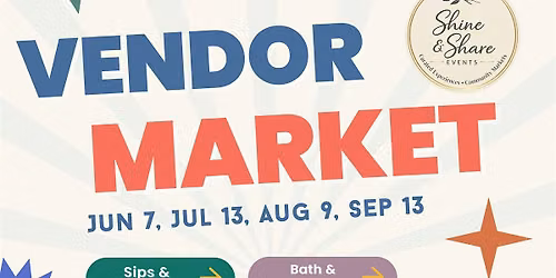 July Shine & Share Vendor Market