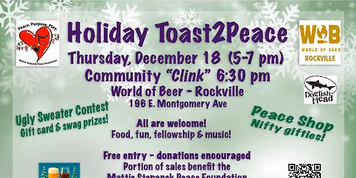 Holiday Toast2Peace