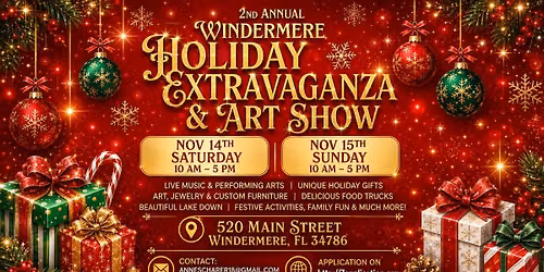 2nd Annual Holiday Extravaganza Art Show & Performing Arts