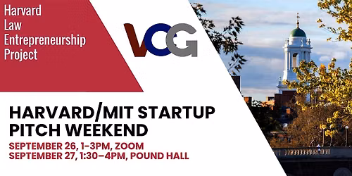 Fall 2026 Harvard\/MIT Startup Pitch Weekend