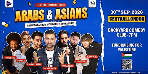 Volunteer at the Arabs & Asians Stand-up Comedy Show (Central London)