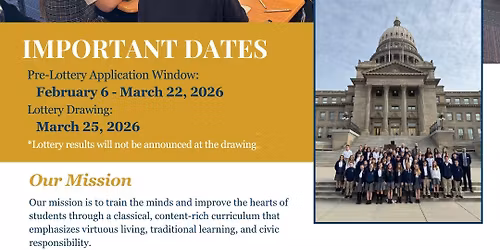 2026-2027 Enrollment Lottery Information Session & Tour