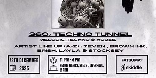 360 Techno Tunnel | Melodic Techno and House