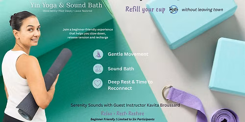 Staycation Series: Yin Yoga & Soundbath in Jacksonville, FL
