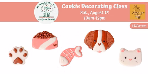 Cookie Decorating Class with Beehive Cookie Co.