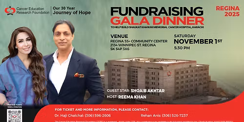 Regina Fundraising Gala Dinner | Canada