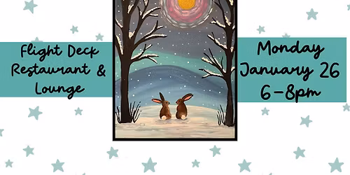 January Paint & Sip at Flight Deck Restaurant & Lounge