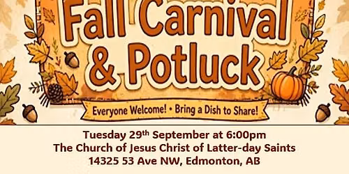Fall Carnival & Potluck