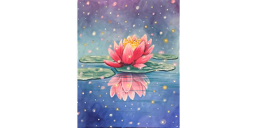 An Enchanted Lotus - Paint and Sip in Sacramento | Classpop!\u2122