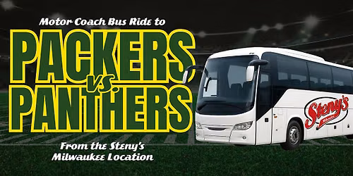 Steny's Milwaukee | Motor Coach Bus to Packers vs Panthers