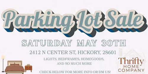 Parking Lot Sale