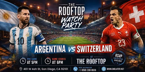 Argentina vs Switzerland Watch Party