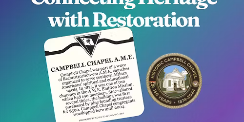 Historical Lecture of Bluffton's Historic Campbell Chapel: