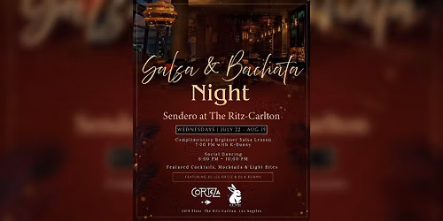 Free Salsa and Bachata Dancing at Sendero at The Ritz-Carlton