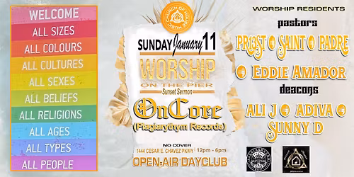 WORSHIP (on the pier)