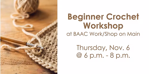 Beginner Crochet Workshop