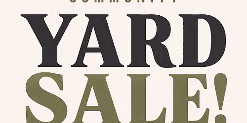 Community Yard Sale