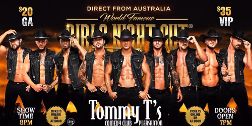 Sep 2nd: Pleasanton, CA - GIRLS NIGHT OUT LIVE\u00ae AUSTRALIA TAKEOVER at Tommy T's