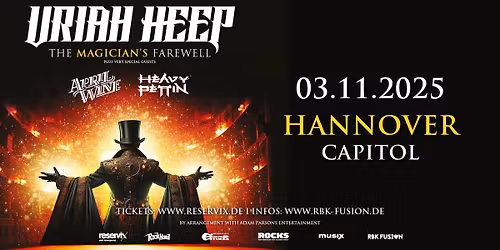 Uriah Heep - The Magician's Farewell 2025 Tour | Hannover