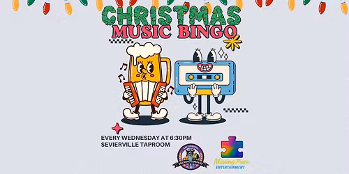 Christmas Music Bingo @ Gatlinburg Brewing Company - Sevierville