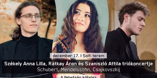 Sz\u00e9kely Anna Lilla, R\u00e1tkay \u00c1ron \u00e9s Szaniszl\u00f3 Attila tri\u00f3koncertje