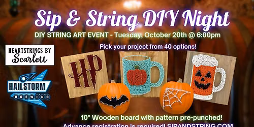 Sip & String at Hailstorm Brewing Co.