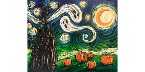 Van Gogh's Starry Night - Halloween  - Paint and Sip in Phoenix | Classpop!\u2122