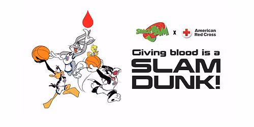 Red Cross x Space Jam blood drive