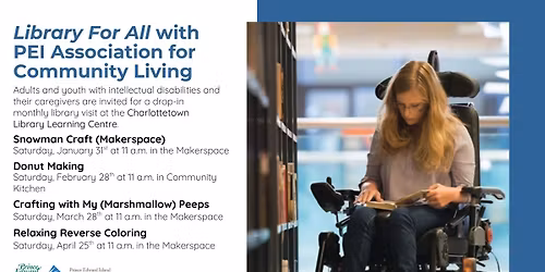 Library For All with PEI Association for Community Living