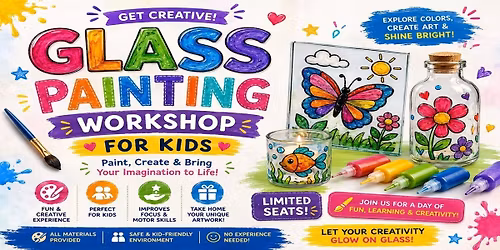 Kids Paint on Glass Workshop