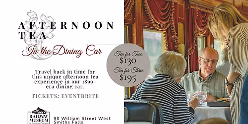 Afternoon Tea in the Dining Car