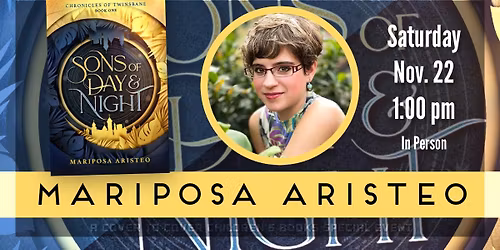 Saturday Afternoon with Author Mariposa Aristeo